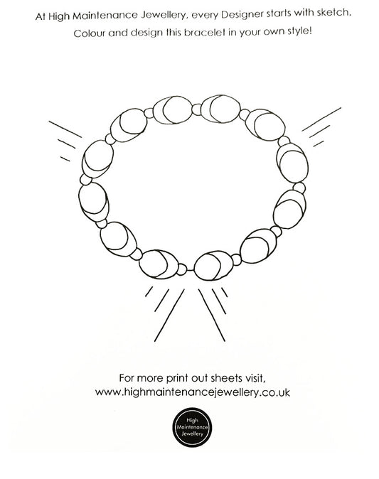 Free Printable Bracelet Design - highmaintenancejewellery