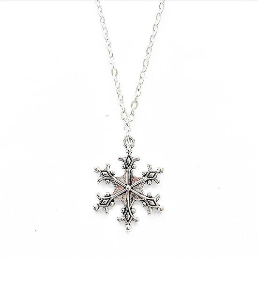 Snowflake Charm Necklace - highmaintenancejewellery