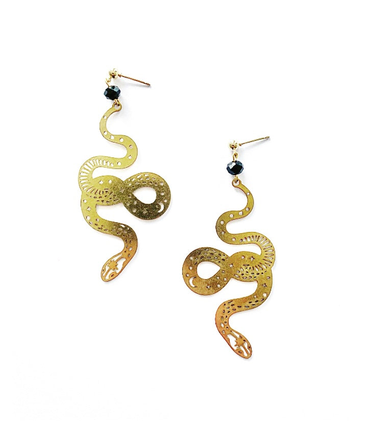 Immortality Snake Earrings - High Maintenance Jewellery