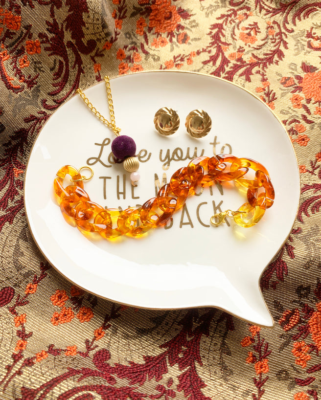 ‘Love You To The Moon And Back’ Jewellery Trinket Tray - High Maintenance Jewellery