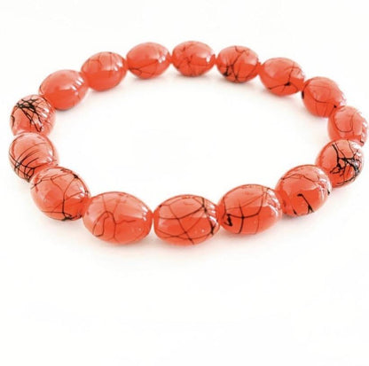 Boho Red Bracelet - highmaintenancejewellery