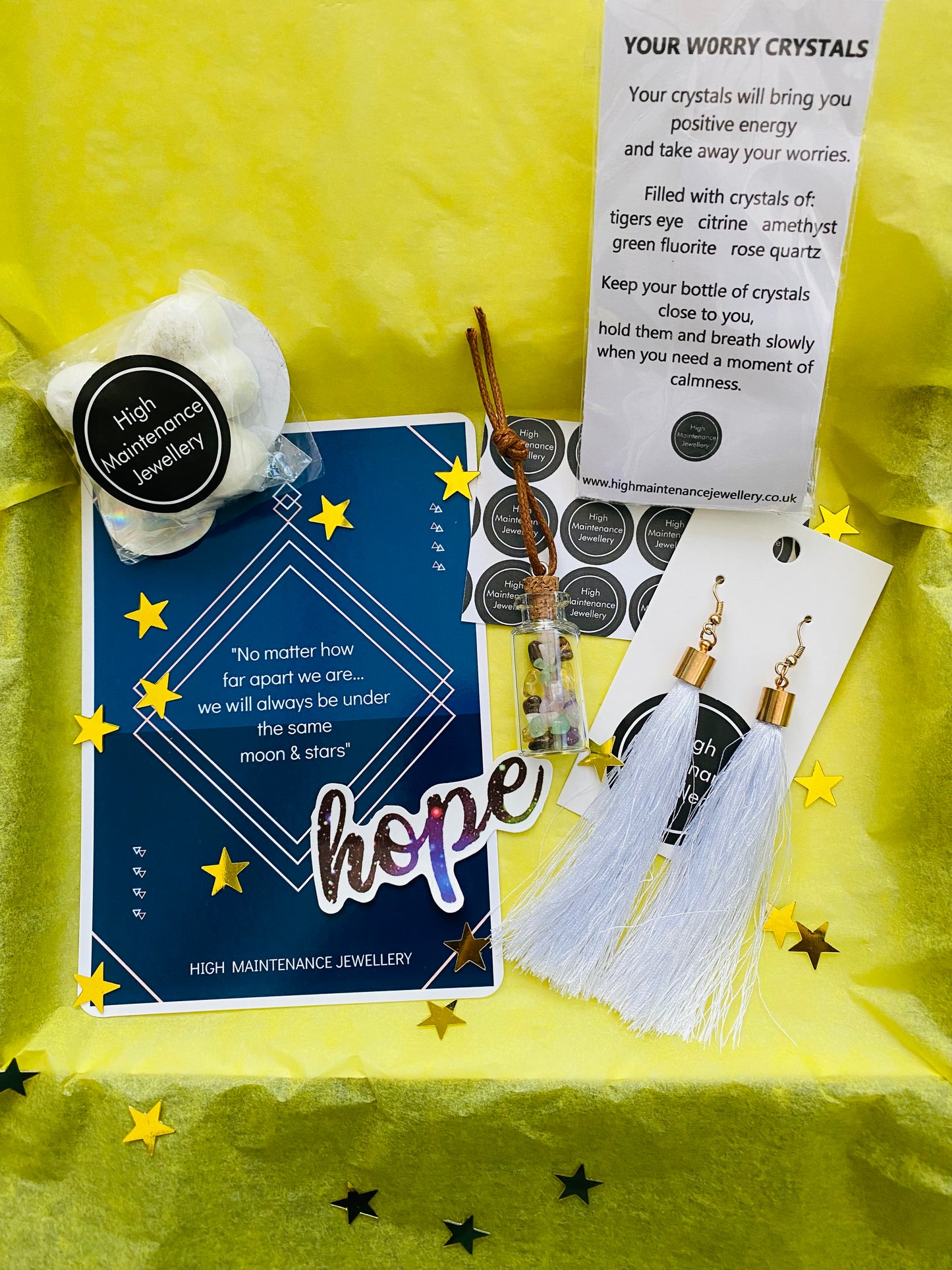 Box of Bliss - ‘Hope’ Gift Box - High Maintenance Jewellery