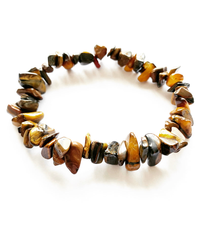 Tigers Eye Crystal Heart Sterling Silver Necklace - High Maintenance Jewellery