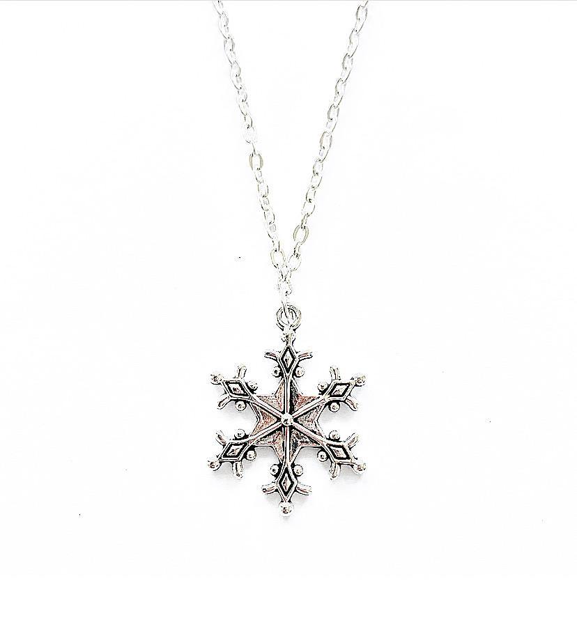 Snowflake Charm Necklace - highmaintenancejewellery