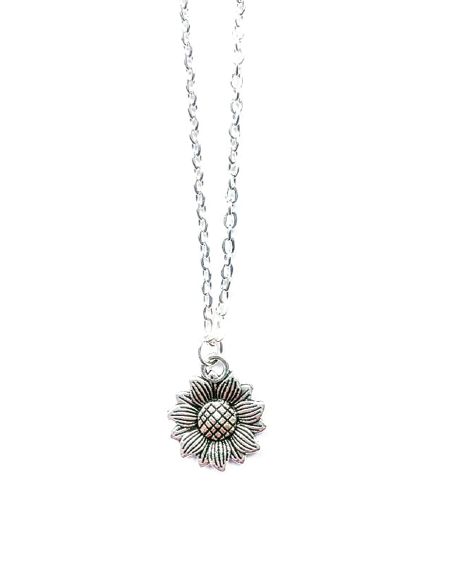 Sunflower Charm Necklace - High Maintenance Jewellery