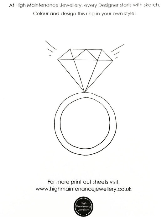 Free Printable Ring Design - highmaintenancejewellery
