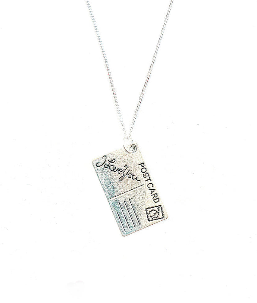 ‘I Love You’ Sterling Silver Charm Necklace - High Maintenance Jewellery