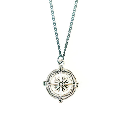 Compass Pendant Necklace - High Maintenance Jewellery