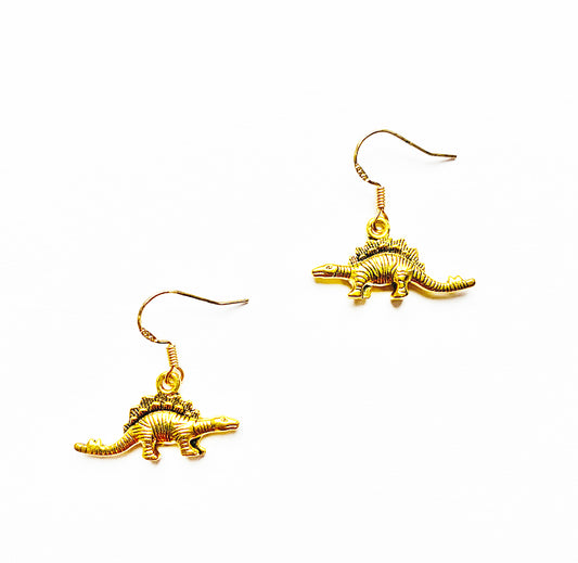 Dinosaur Drop Earrings - High Maintenance Jewellery